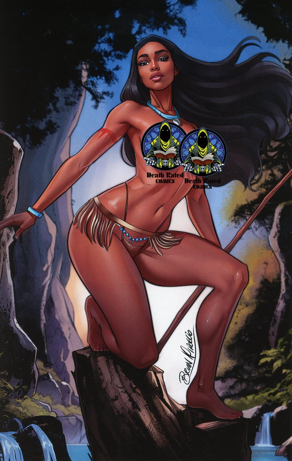Duty Calls Girls 3 Native Babe Topless Virgin Variant By Brian Miroglio Ltd 50