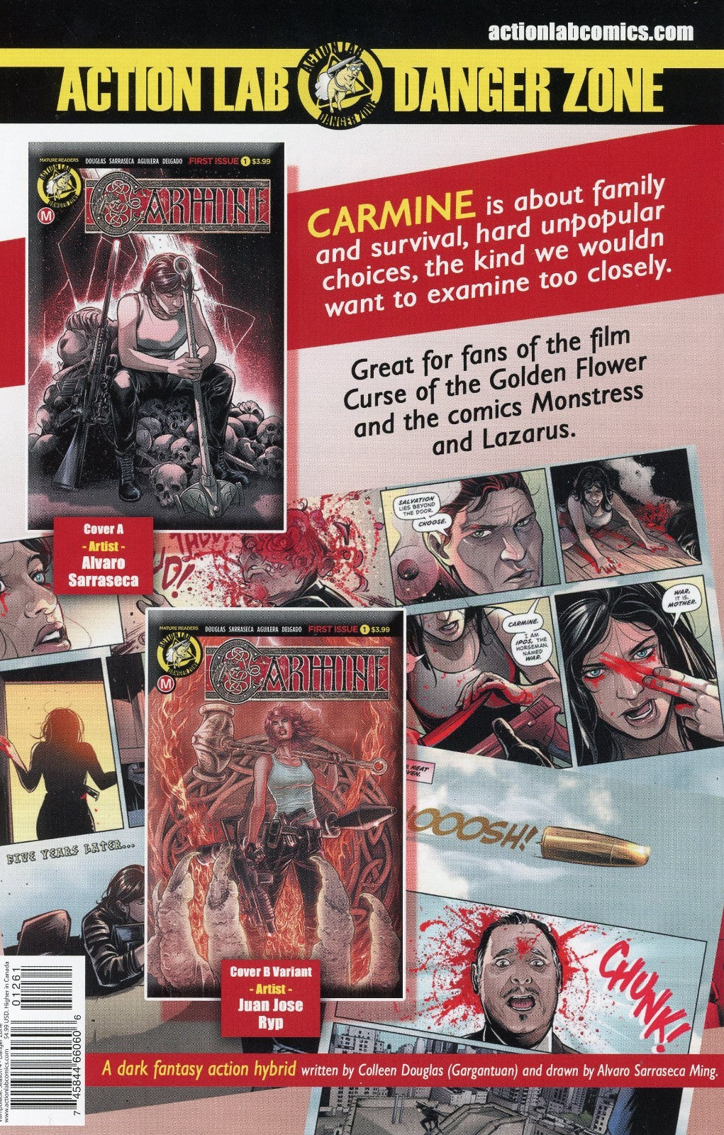 VampBlade #49 Andrew Herman Artist Risque Variant Cover Edition