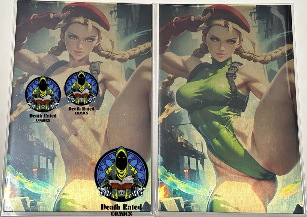 Fantasy of Cosplay Cammy Cosplay Set Of 2 Full Gold Metal Jacket 1/1