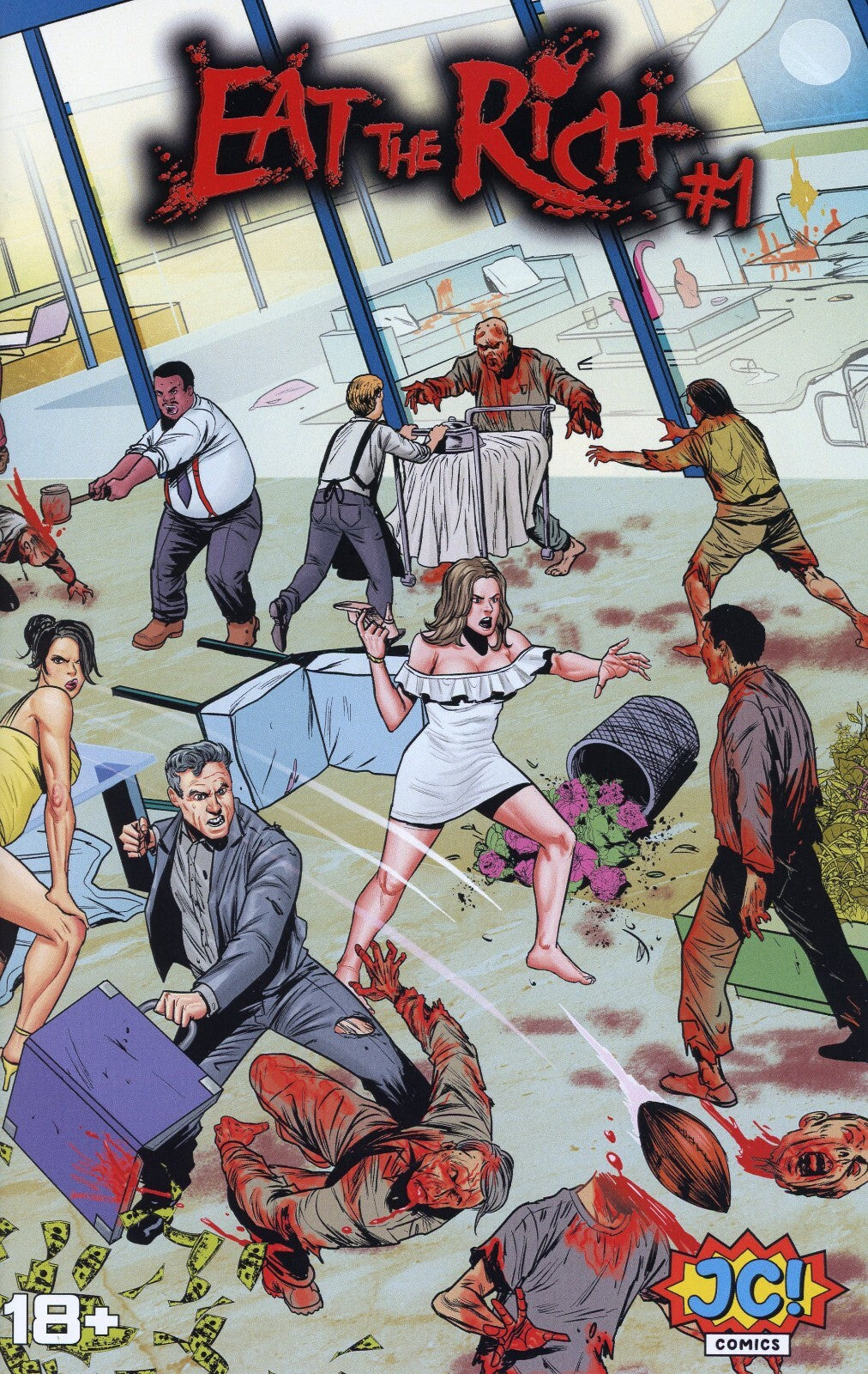 Eat The Rich #1 NSFW Zombie Satire Comic by JC Comics