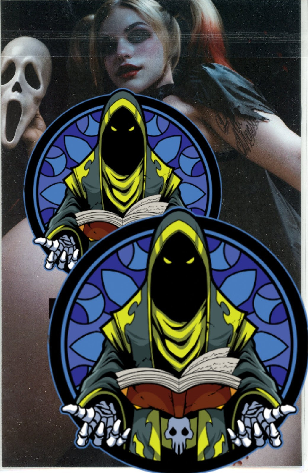 Fantasy of Cosplay Harley X Scream Cosplay Strap FOIL Virgin Variant Ltd 25