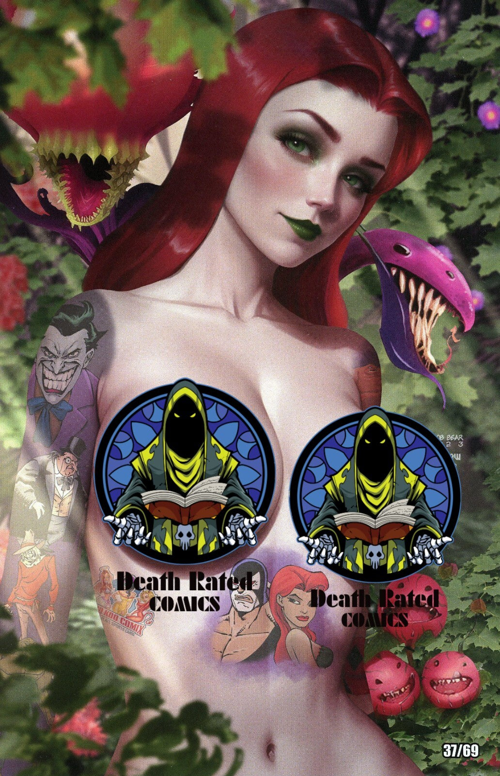 BEAR BABES POISON IVY Villans Tatts Virgin Cosplay Jacob Bear BooKoo Comix 37/69