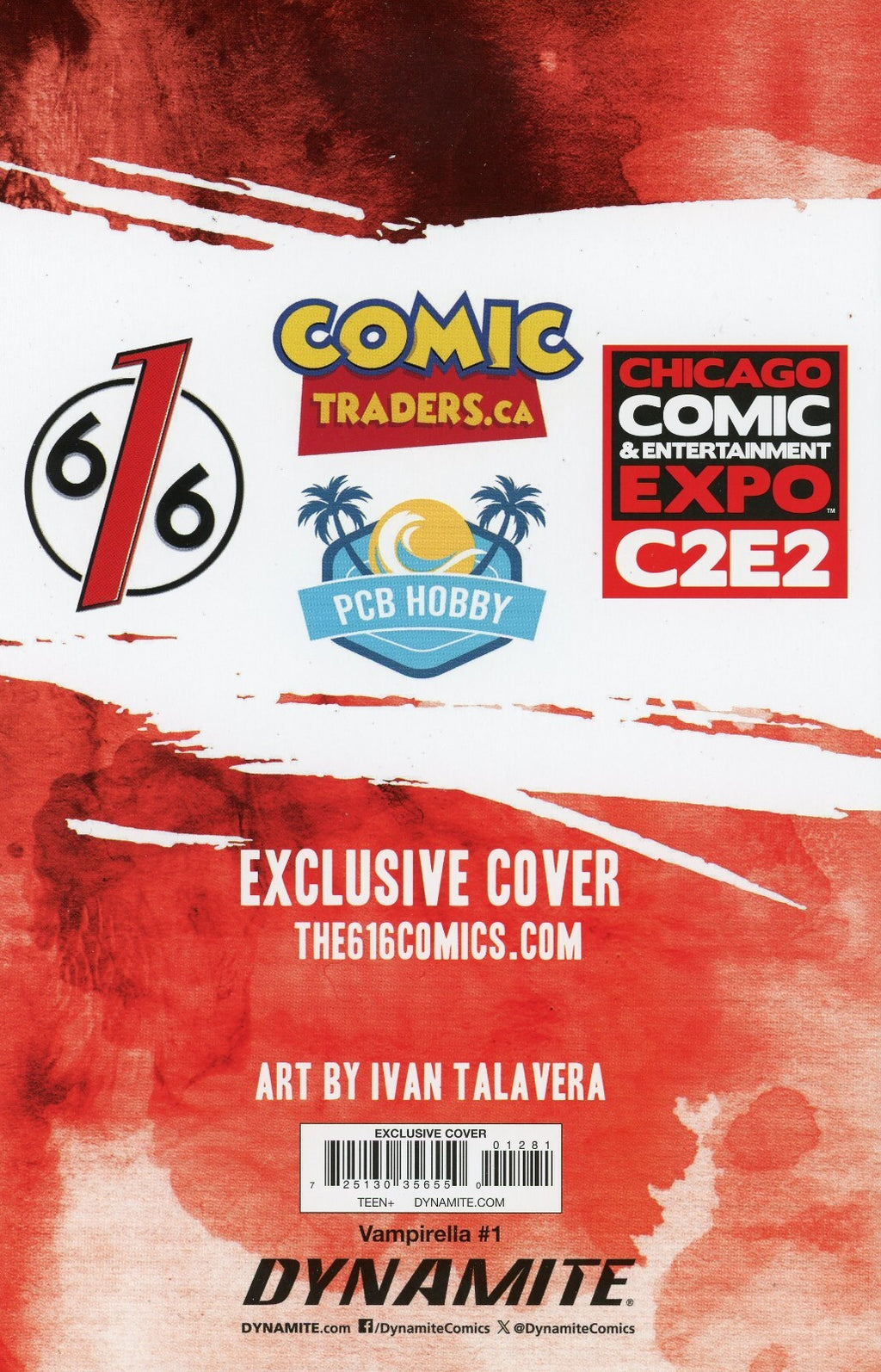 VAMPIRELLA #1 IVAN TALAVERA 616 COMICS C2E2 Virgin Variant C LTD 500