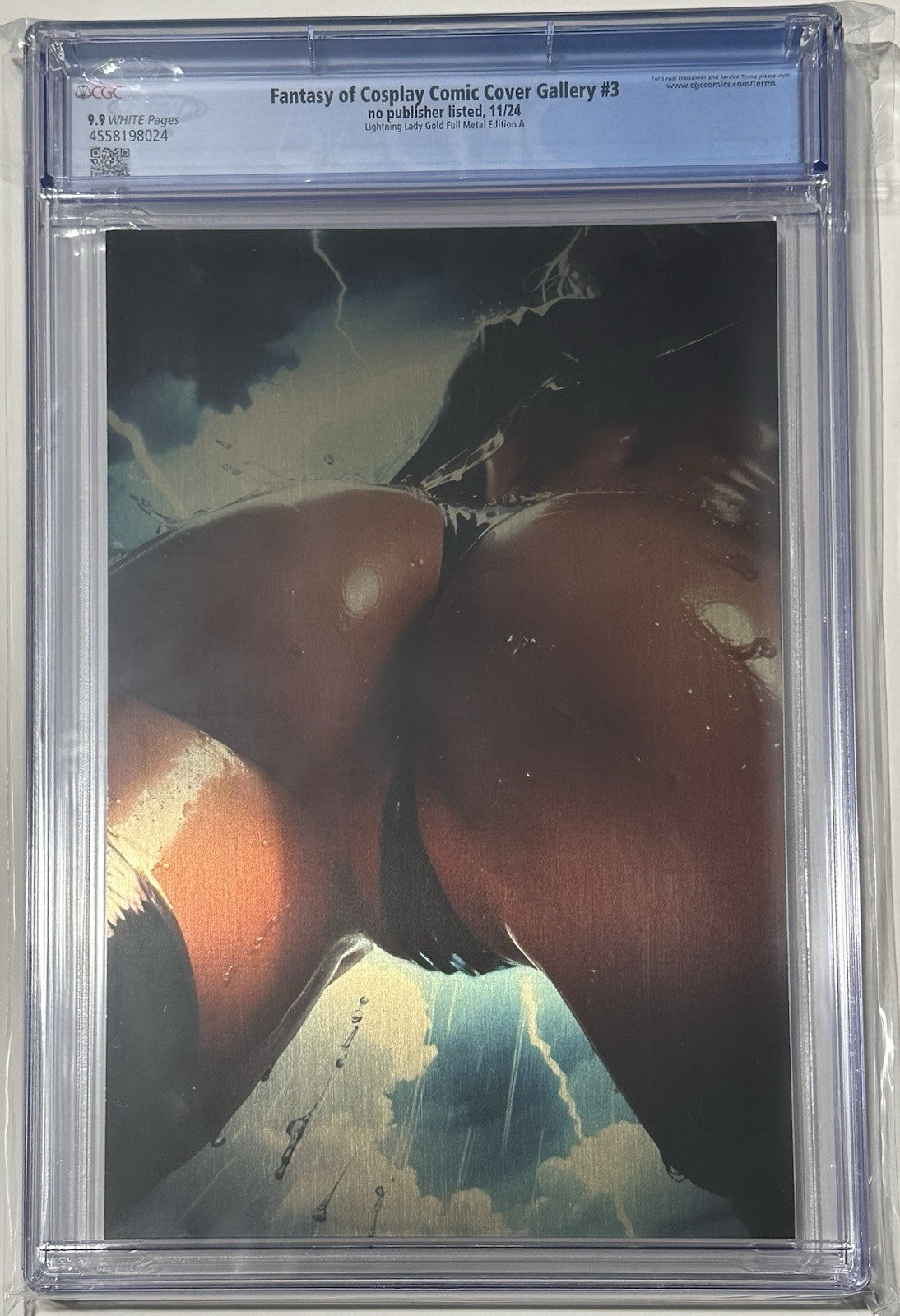 Fantasy of Cosplay Storm Cosplay Set of 2 Full Gold Metal Jacket 1/1 CGC 9.9