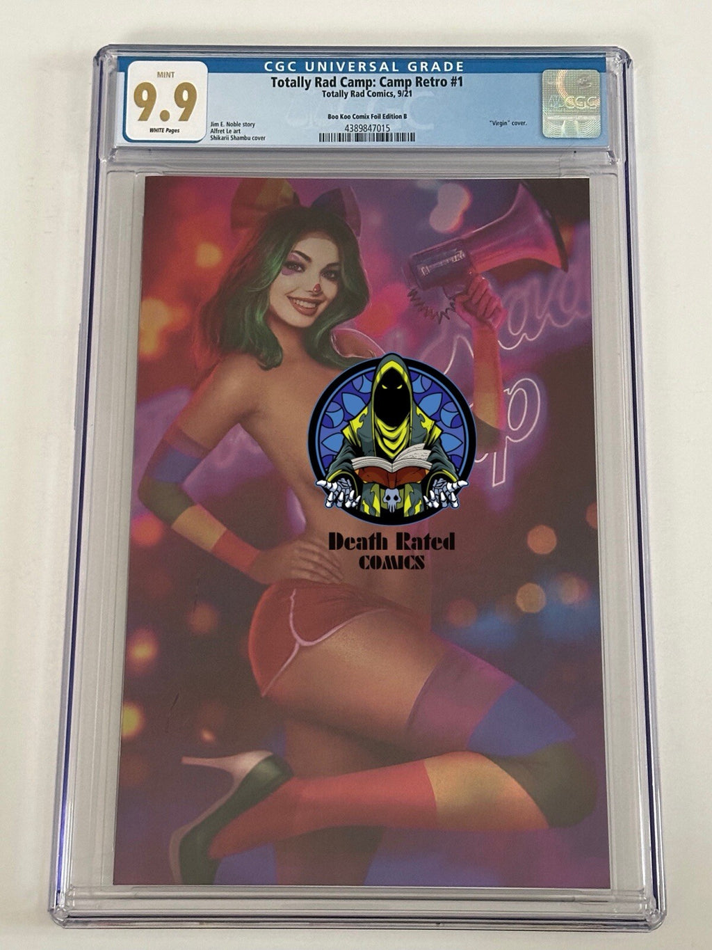 Totally Rad Camp Camp Retro #1 Boo Koo Comix Foil Edition B Virgin Cover CGC 9.9