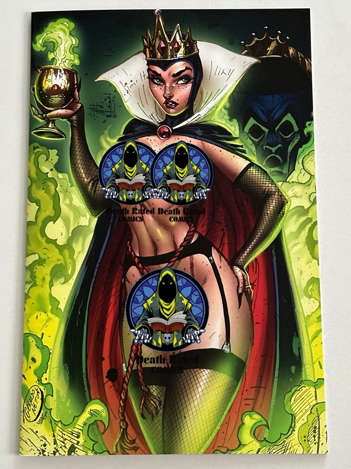 M House Melindas Comic Evil Queen Full Naughty Trade Variant Geraldo Neto Cover