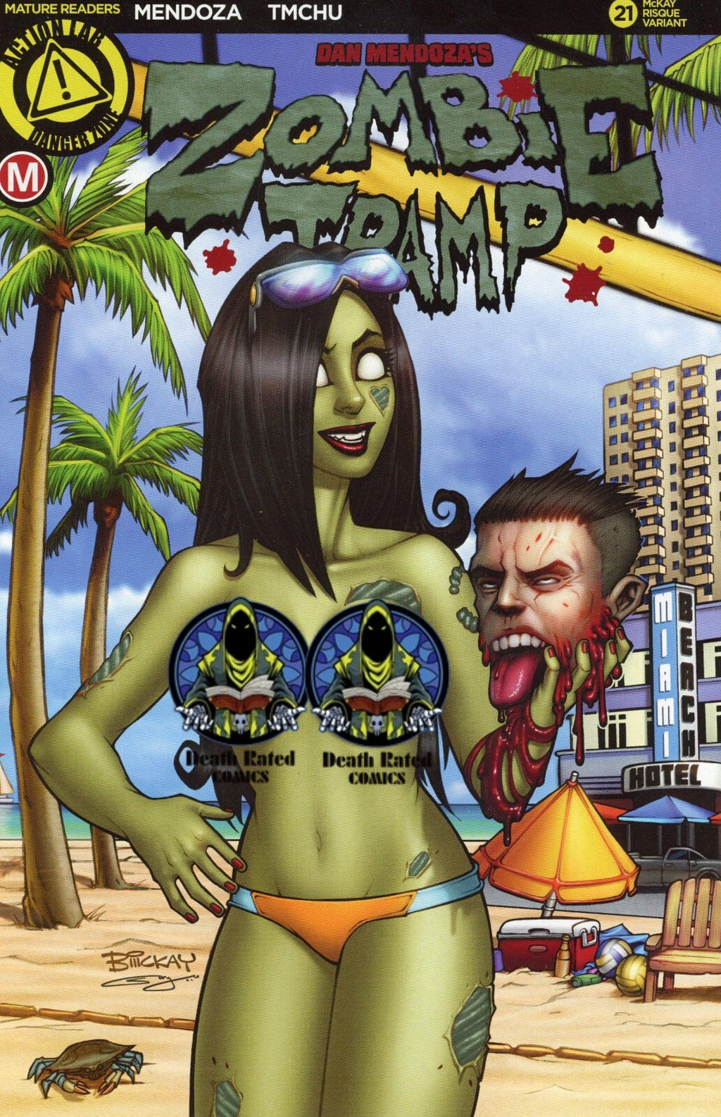 ZOMBIE TRAMP ISSUE #21 McKAY Topless VARIANT 2016 ACTION LAB