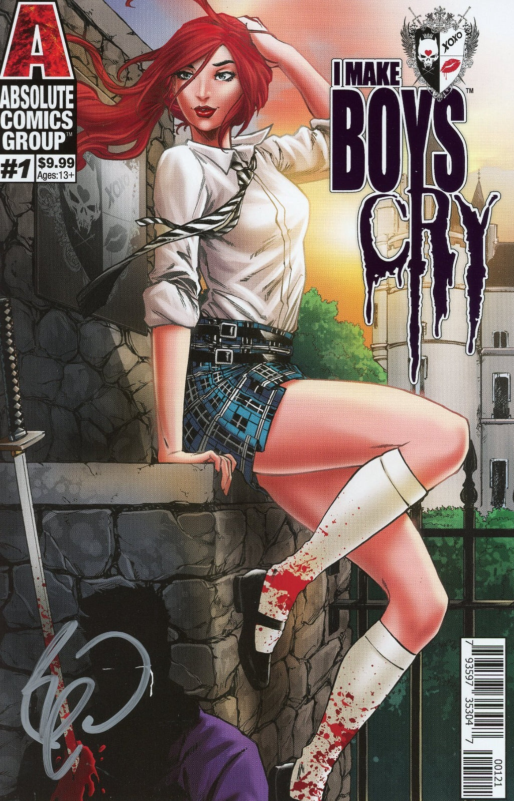 I Make Boys Cry #1 Absolute Comics Signed by Benny Powell w/ COA