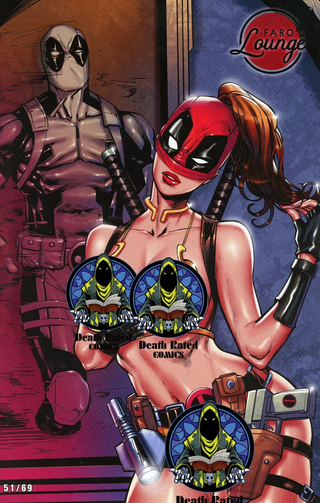 Faro's Lounge Frozen Deadpool Lady Slave Leia Full Nude Bikini Cover Ltd 51/69