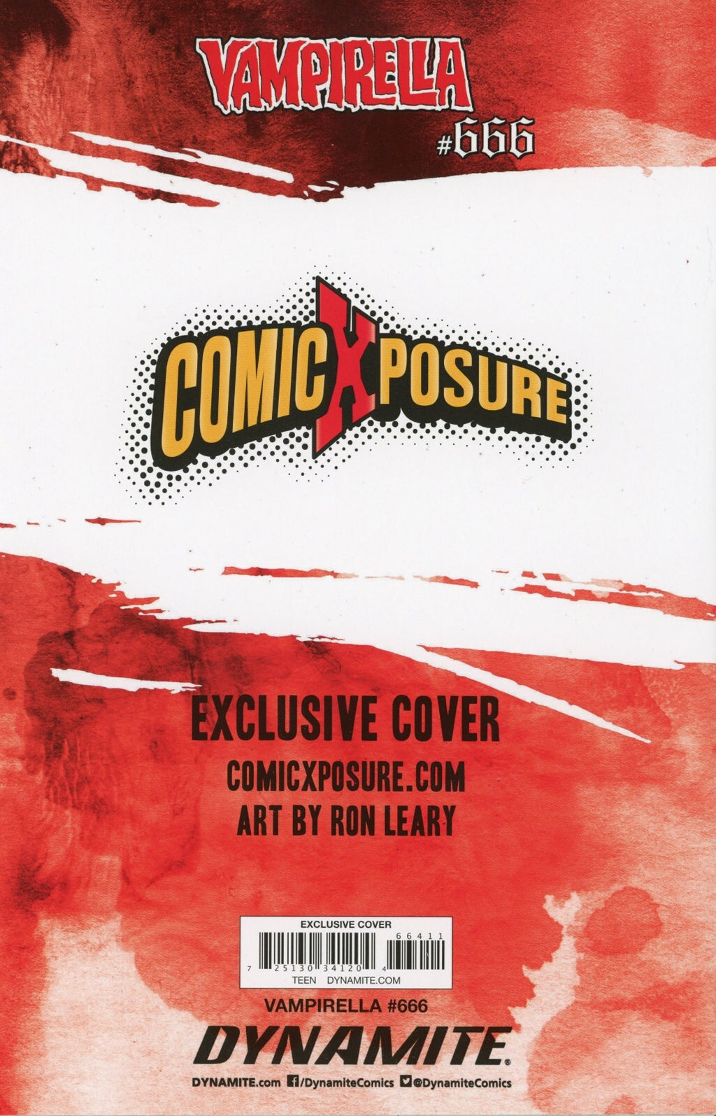 VAMPIRELLA 666 GORGEOUS RON LEARY VIRGIN VARIANT EXCLUSIVE DYNAMITE 2024