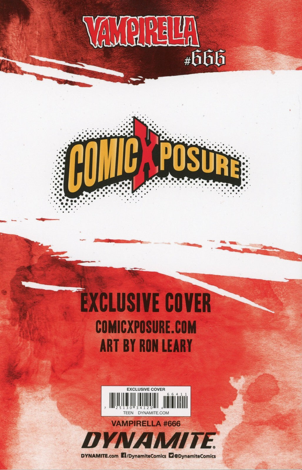 VAMPIRELLA 666 GORGEOUS RON LEARY VIRGIN VARIANT EXCLUSIVE DYNAMITE 2024