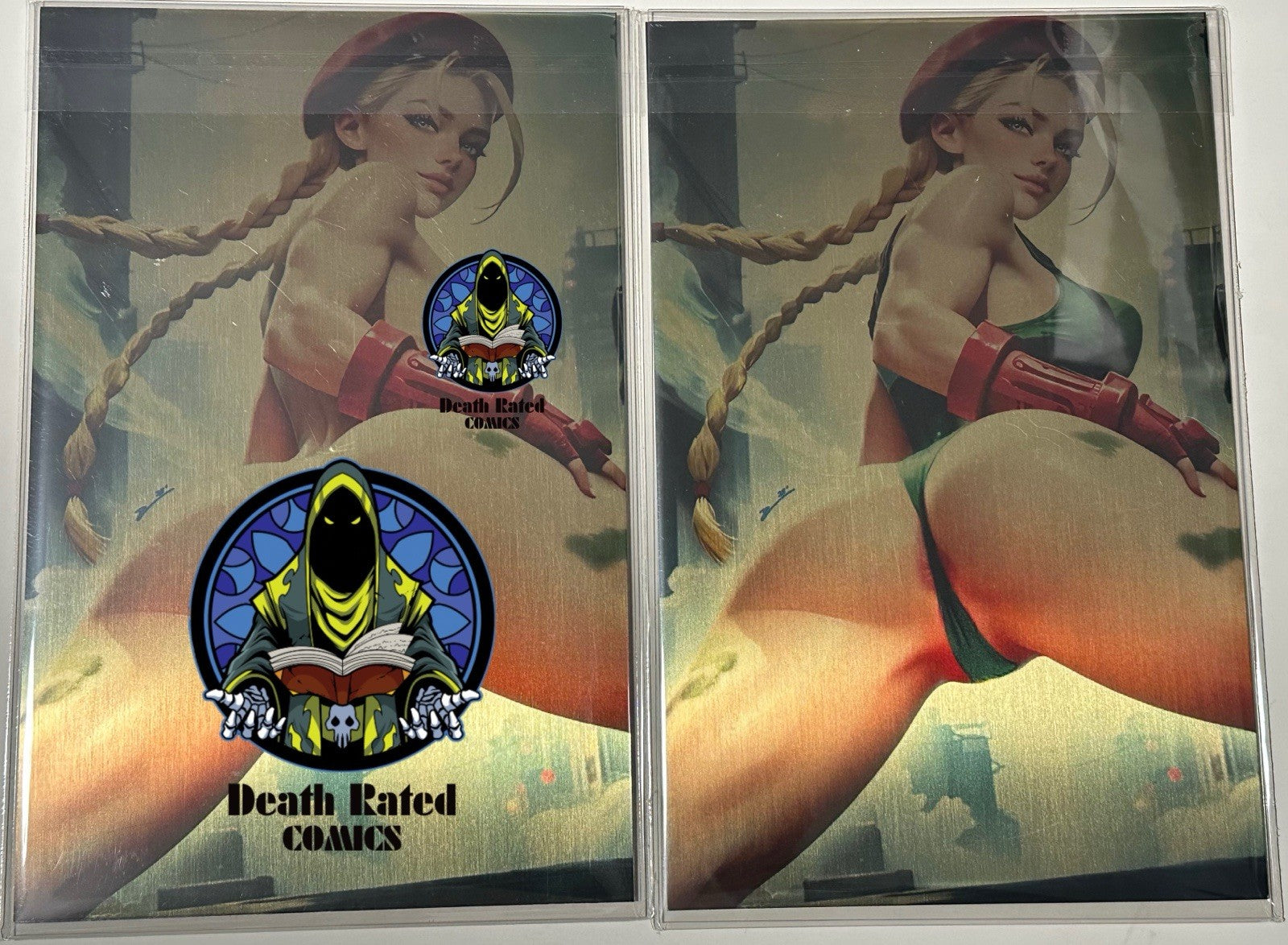 Fantasy of Cosplay Cammy Cosplay Set Of 2 Full Gold Metal Jacket 1/1