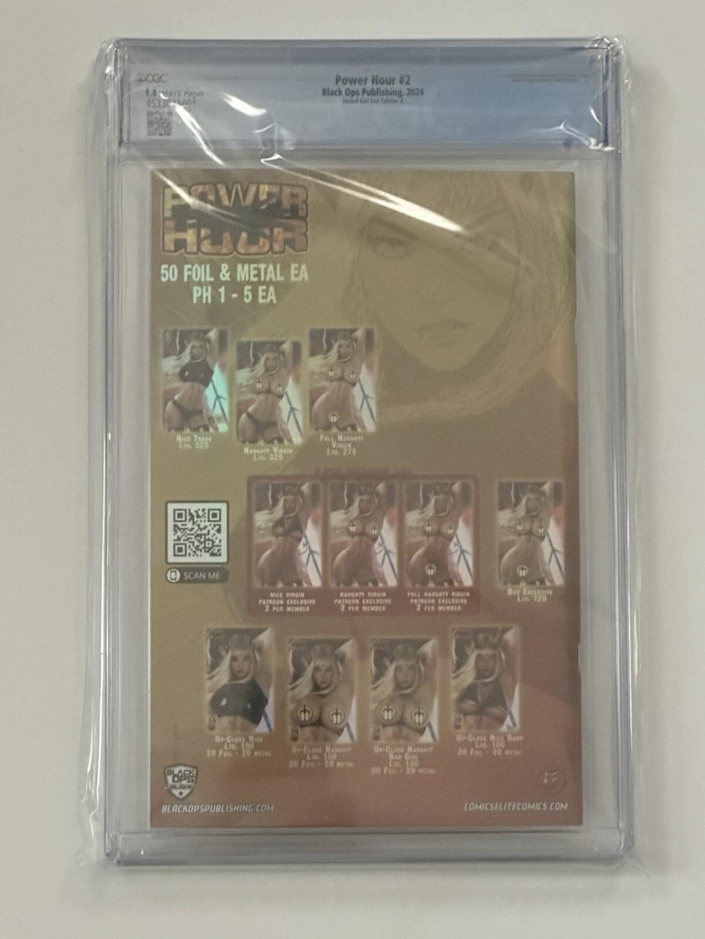 Power Hour #2 Shikarii Cosplay Sword Girl Magik Nice Trade Foil Ltd 7/50 CGC 9.8