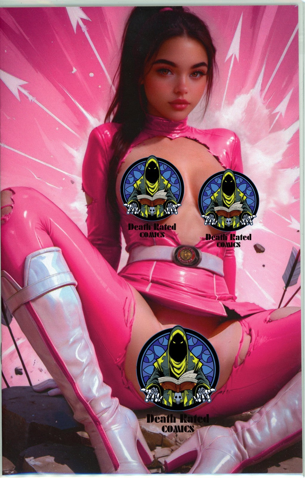 Fantasy of Cosplay Pink Power Ranger Cosplay Virgin Variant Ltd 100 Sold Out
