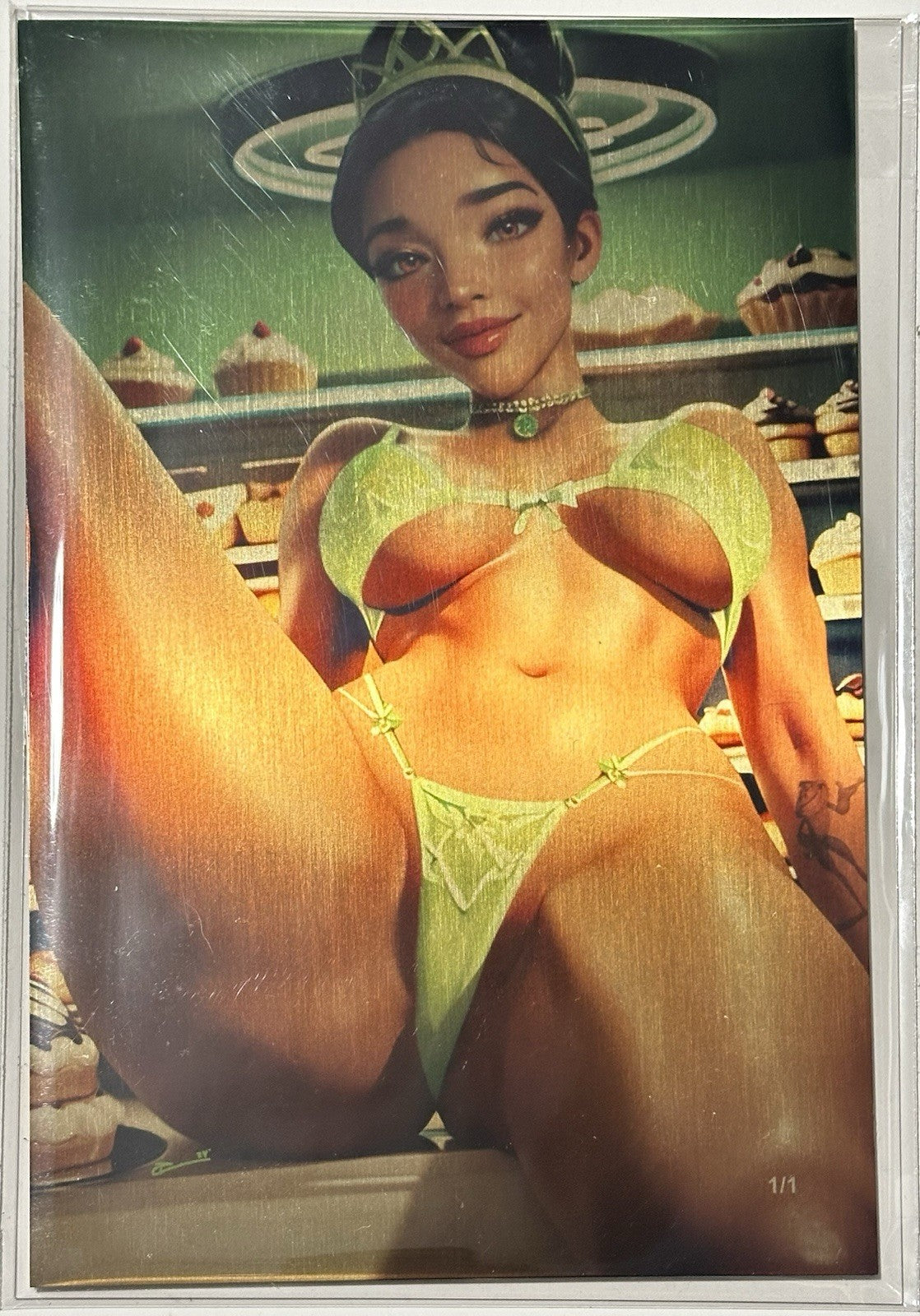 Fantasy of Cosplay Tiana Cosplay Set Of 2 Full Gold Metal Jacket 1/1