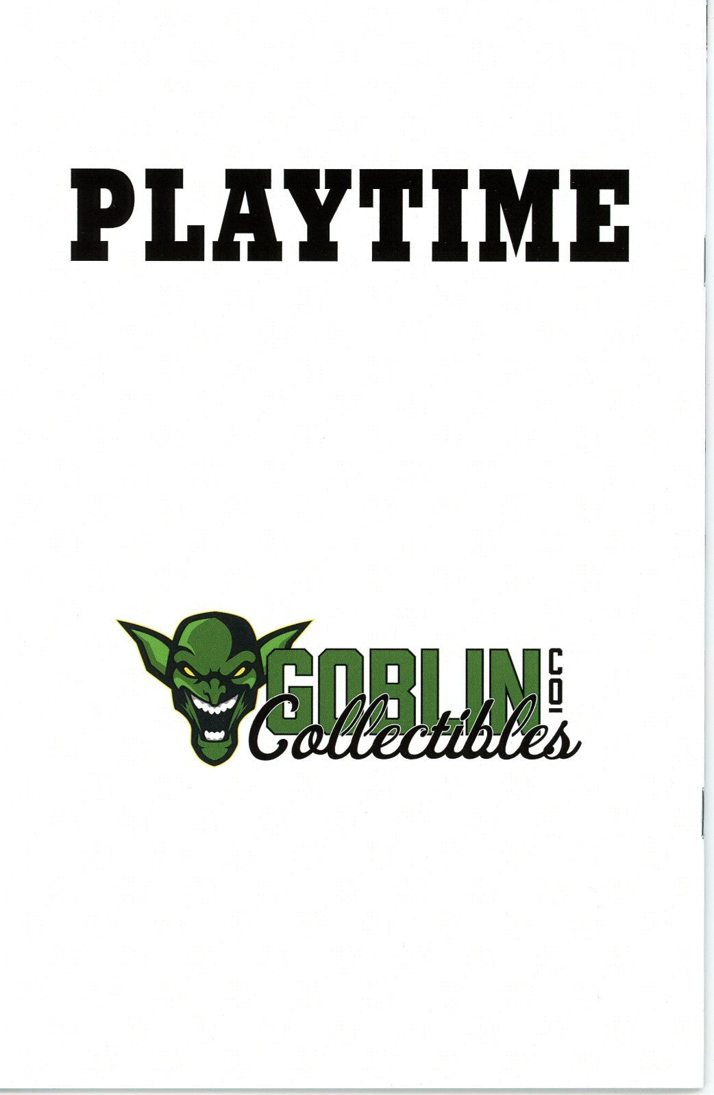 PLAYTIME #2 Elias Chatzoudis Topless Virgin Goblin Collectables Kickstarter