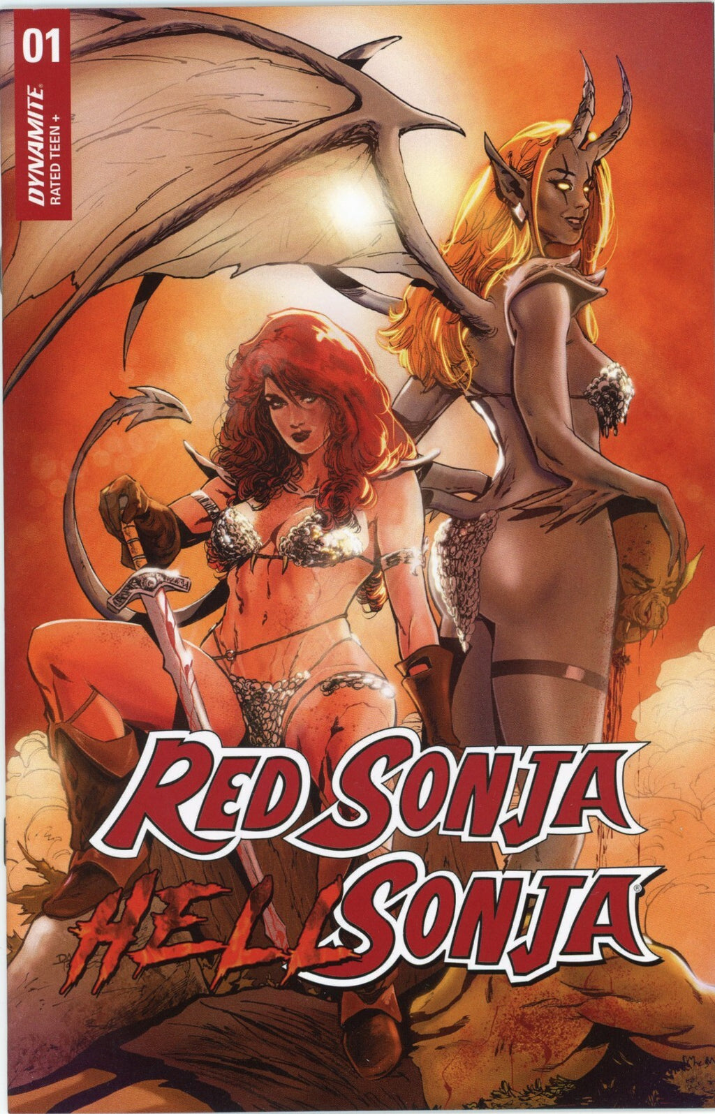 Red Sonja Hell Sonja #1 Variant Damien Torres ComicXposure Exclusive Trade 442