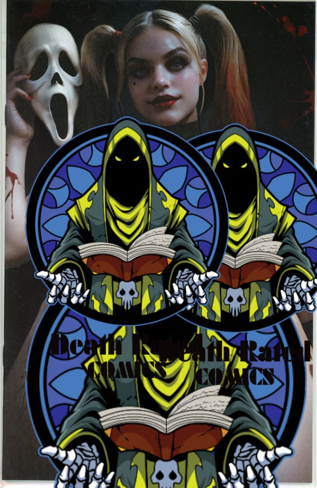 Fantasy of Cosplay Harley X Scream Cosplay Strap FOIL Virgin Variant Ltd 25