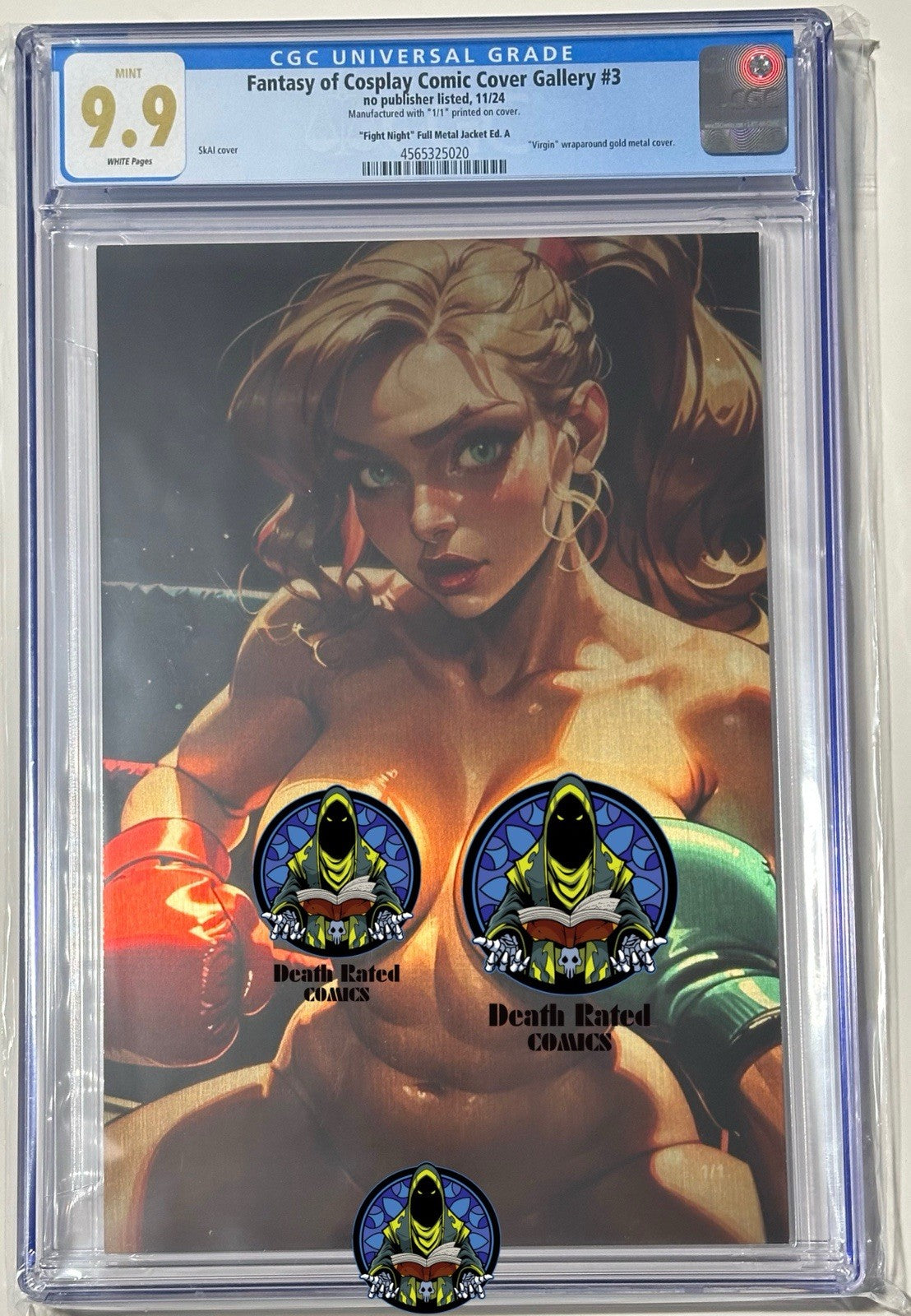 Fantasy of Cosplay Fight Night Cosplay Set of 2 Full Gold Metal Jacket 1/1 (9.9)