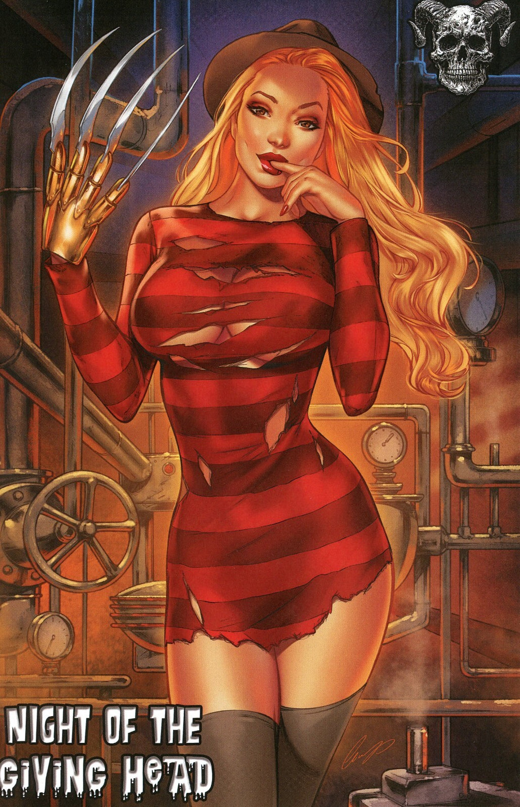 Night of the Giving Head #1 Elias Chatzoudis Nice Cover Kickstarter