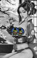 Duty Calls Girls 3 Cherry Blossom Topless Black & White Virgin By Grayson Ltd 50