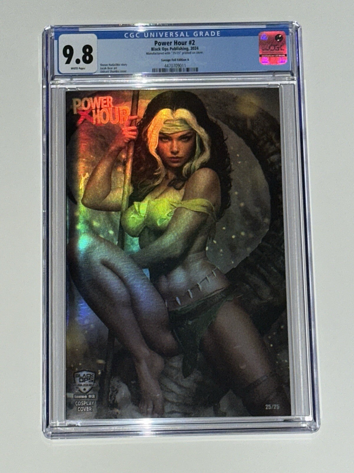 Power Hour #2 Jungle Girl Savage Rogue Shikarii FOIL A CGC 9.8 Rare 25/25