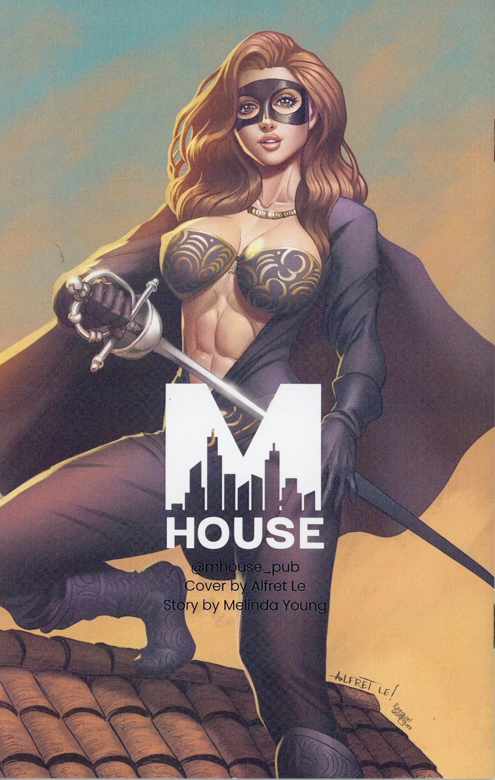 M House Comics Zorro Cosplay Nude Virgin Variant Melinda’s Comics