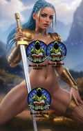 M House Peyton Blue Woman of War Naughty Virgin Cover Melinda Comics