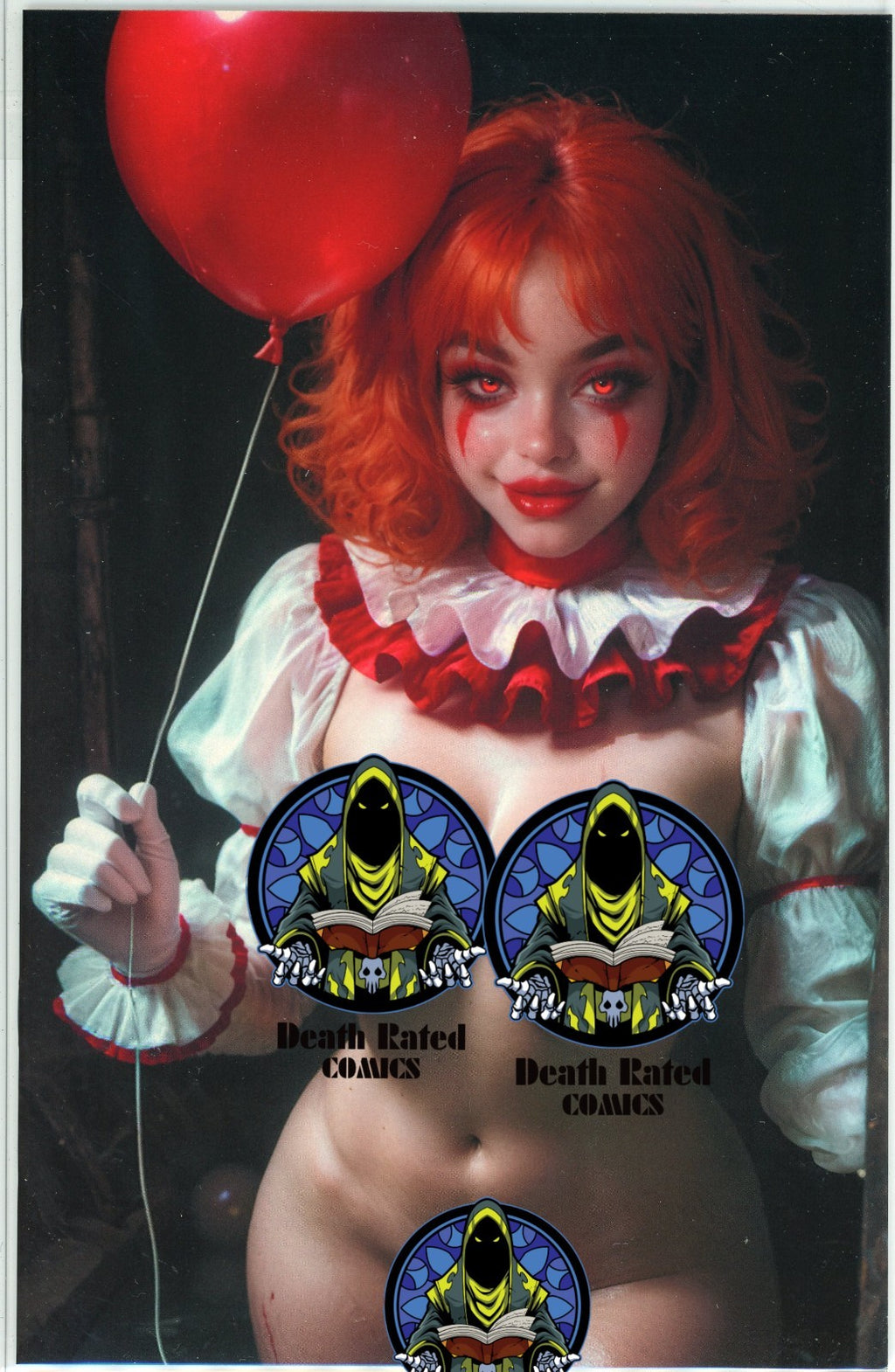 Fantasy of Cosplay Pennywise Halloween Virgin Variant Cover Ltd 100 Sold Out