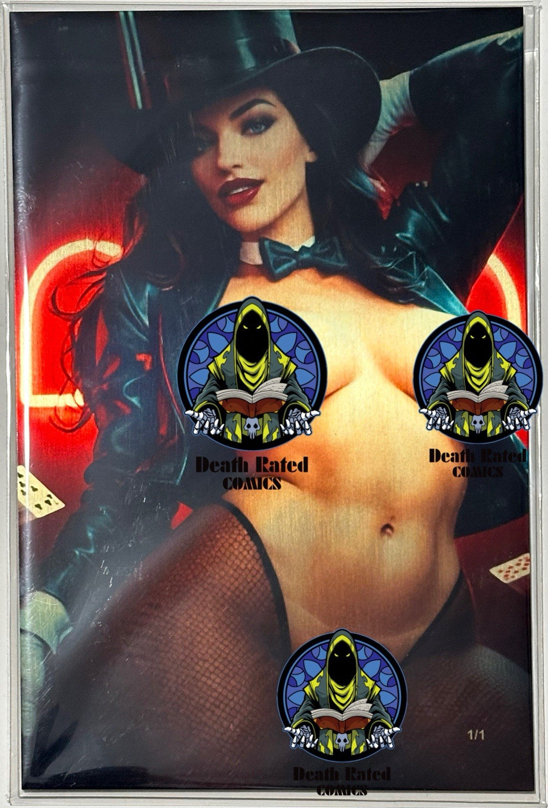 Fantasy of Cosplay Zatanna Cosplay 1/1 Full Gold Metal Jacket