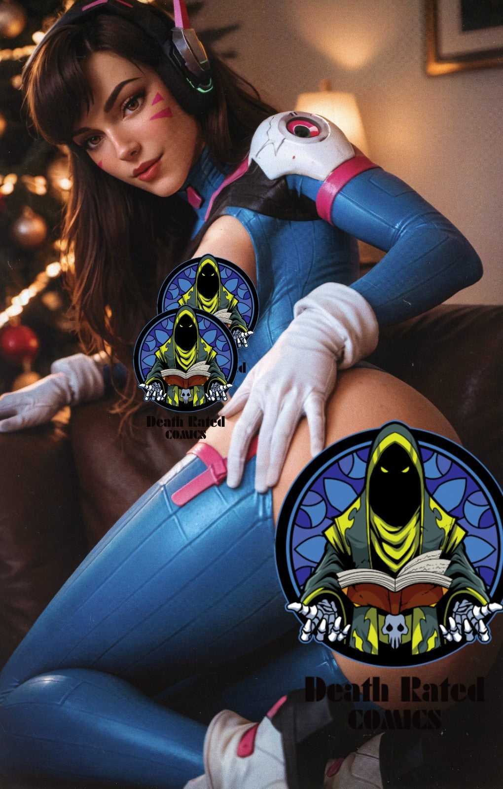 Bangers Comics D.Va Overwatch Cosplay Virgin Variant Cover Ltd 100