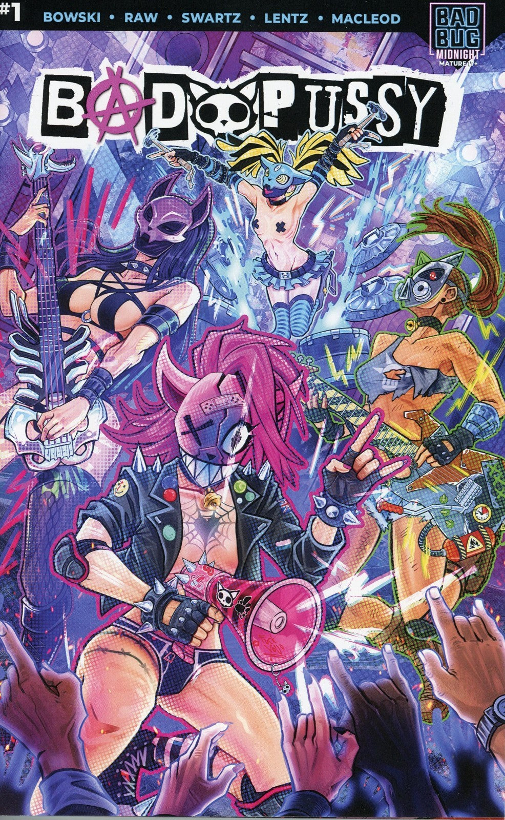 BadPussy #1 Cover F Nice Trade Dress Variant By Ross Martin