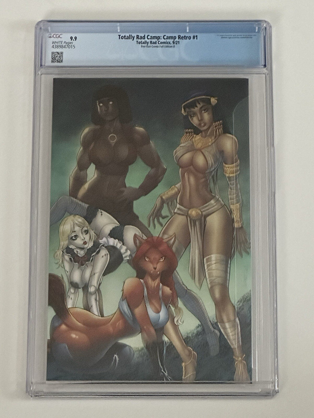 Totally Rad Camp Camp Retro #1 Boo Koo Comix Foil Edition B Virgin Cover CGC 9.9