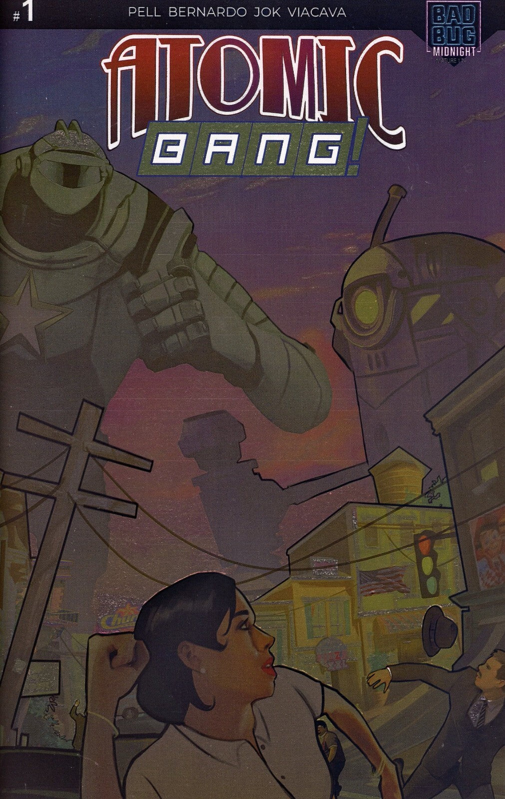 Atomic Bang #1 72-Hour Exclusive FOIL Kickstarter Bad Bug Midnight