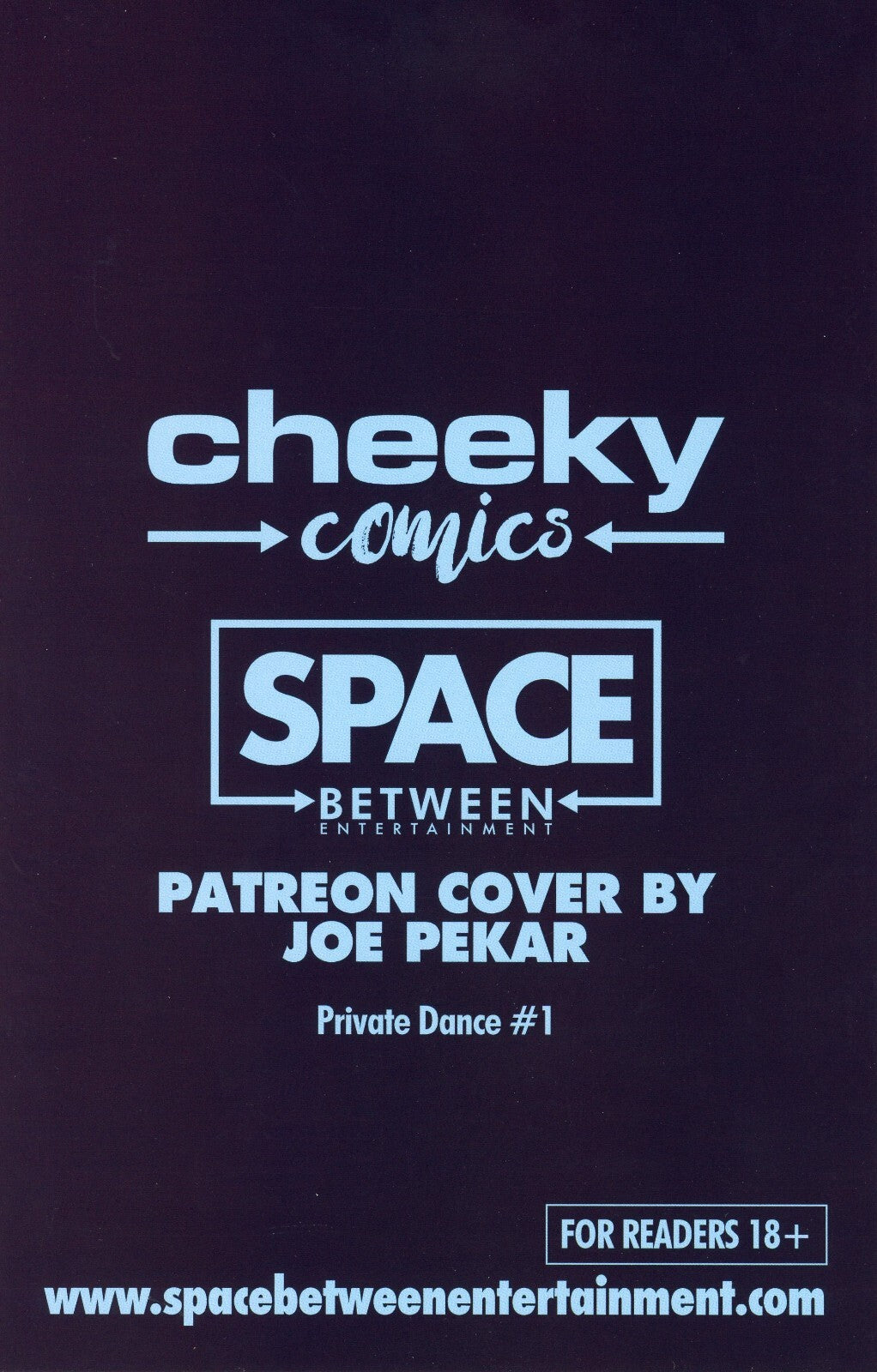 Private Dance #1 Patreon Exclusive Cover by Joe Pekar Ltd 100