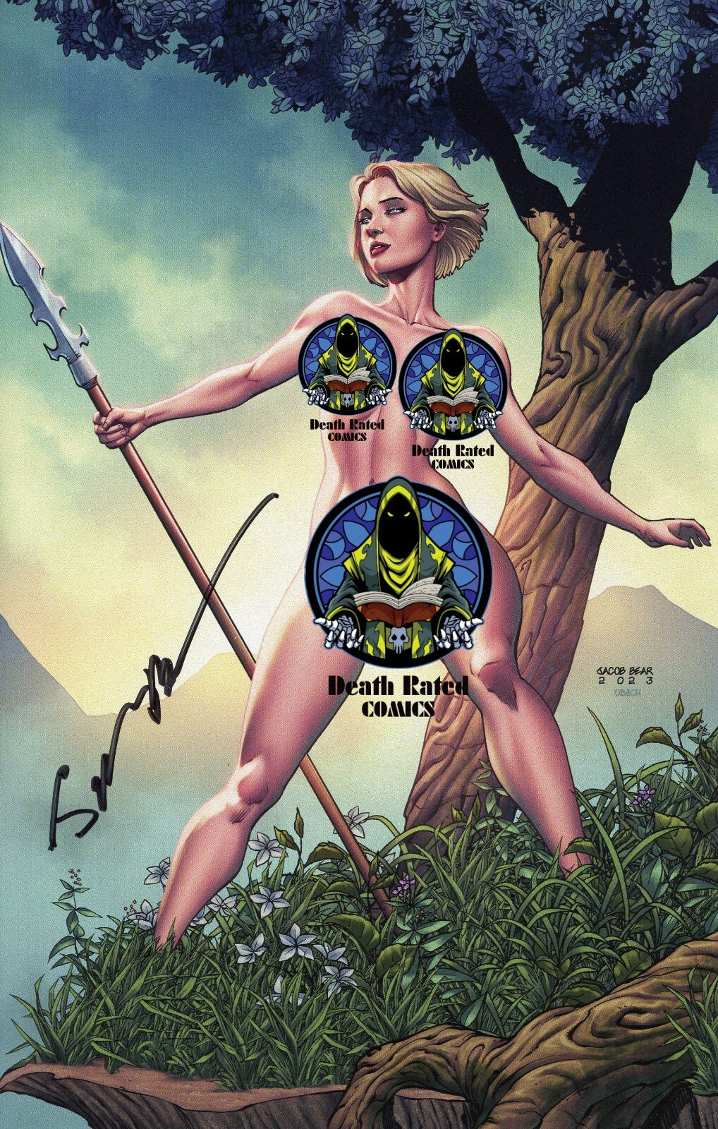 Bear Babes By Jacob Bear Kickstarter Cover A Nude Virgin Variant Signed By Jacob