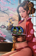 Duty Calls Girls 3 Cherry Blossom Topless Color Virgin Variant By Grayson Ltd 50