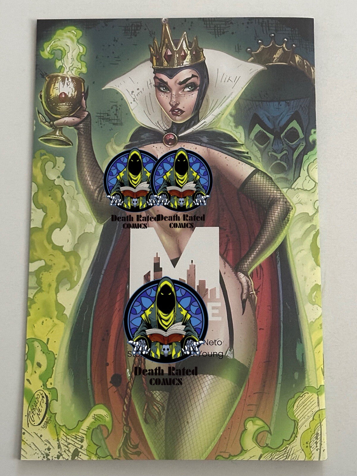 M House Melindas Comic Evil Queen Full Naughty Trade Variant Geraldo Neto Cover