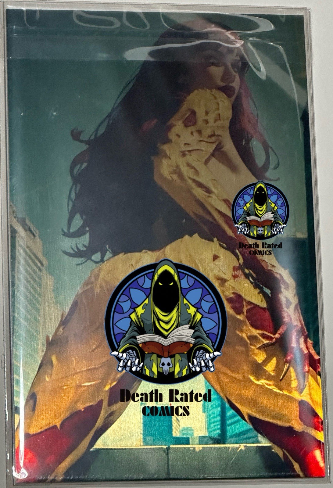 Fantasy of Cosplay Comic Scream Mary Jane Full Gold Metal Jacket 1/1 Set of 2