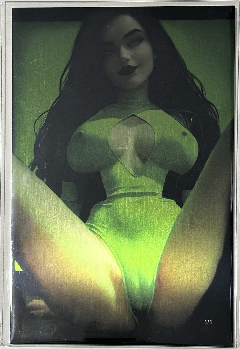 Fantasy of Cosplay Shego Cosplay Set Of 2 Full Gold Metal Jacket 1/1