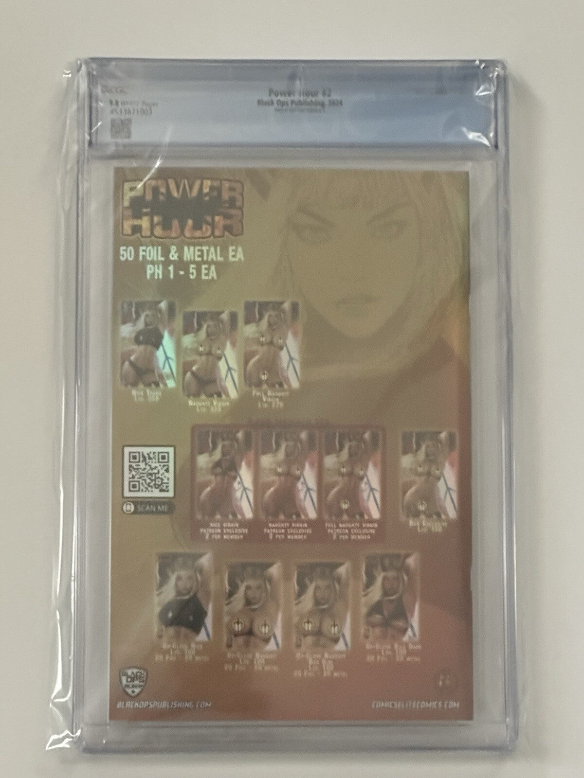 Power Hour #2 Shikarii Cosplay Sword Girl Magik F/Naughty Foil Ltd 7/50 CGC 9.8