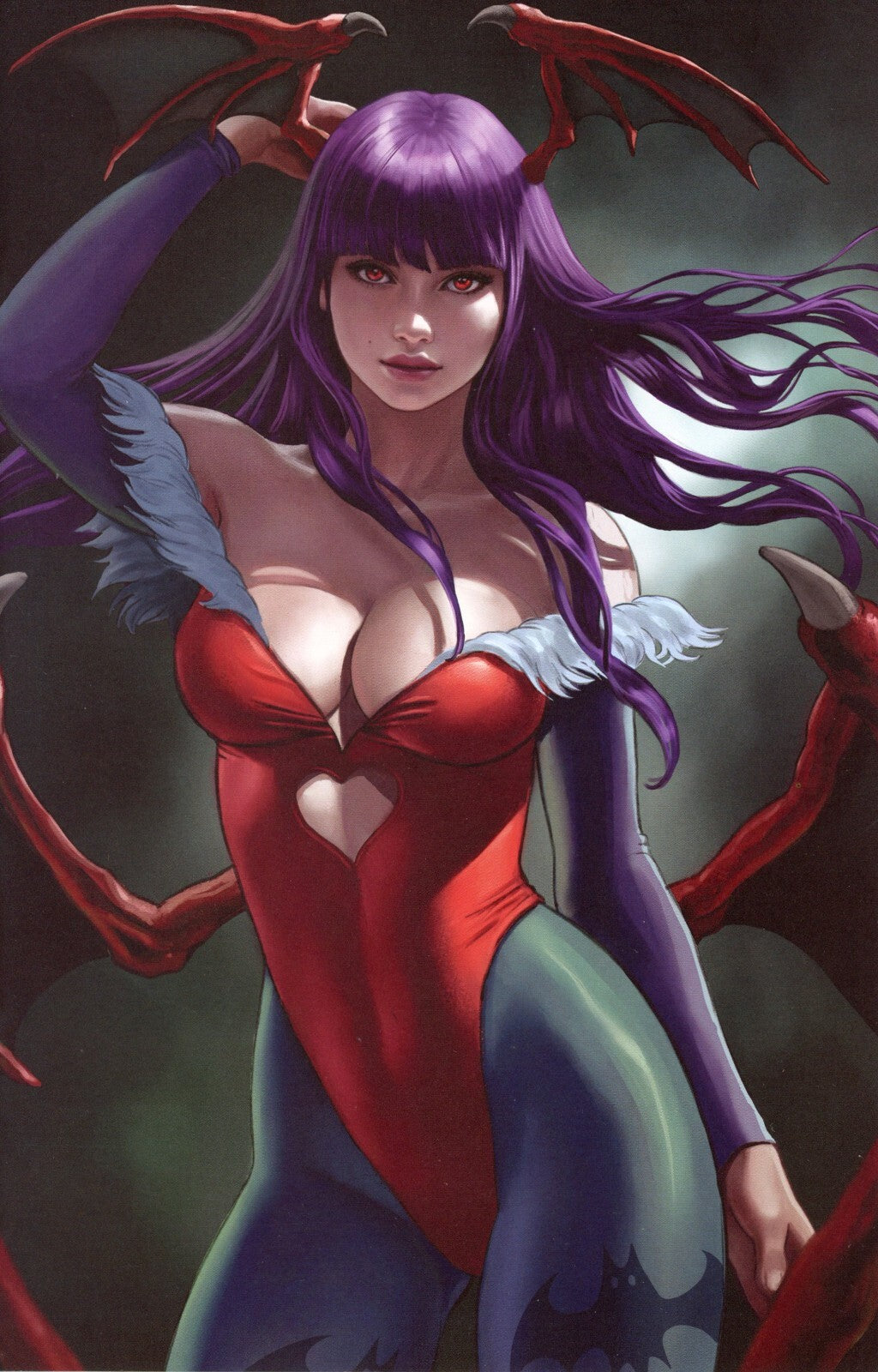 TEAM DARKSTALKERS #1 IVAN TALAVERA 616 MORRIGAN Virgin Variant B LTD 500