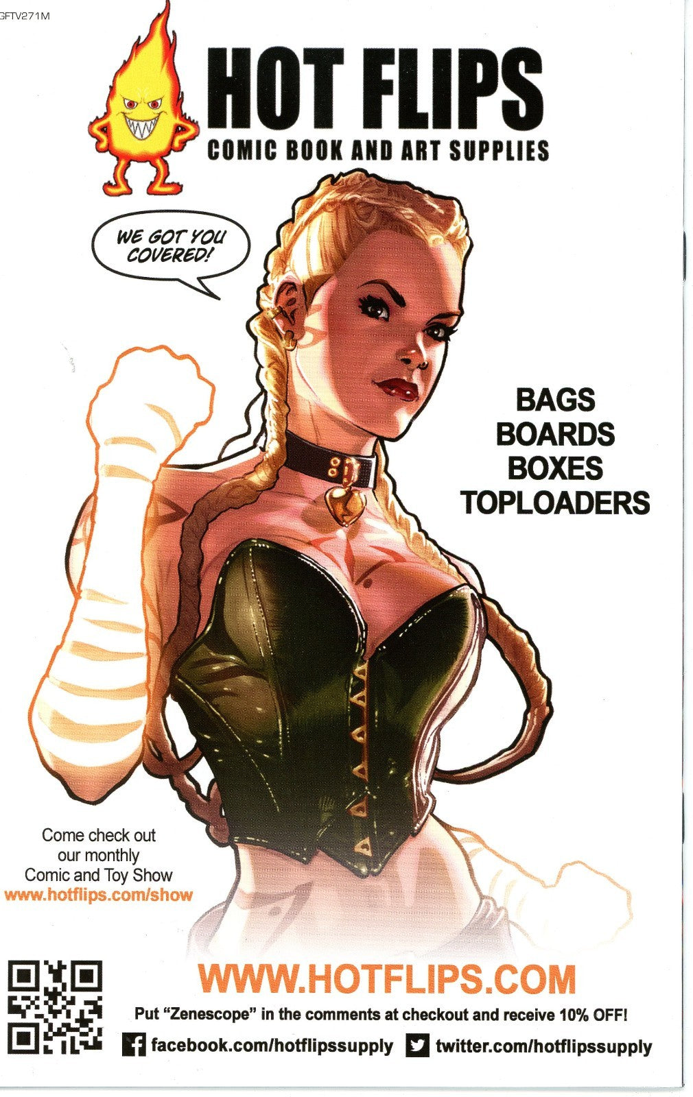 Zenescope Meguro 2023 Light & Dark Playing Card Collectible Cover Ltd 350