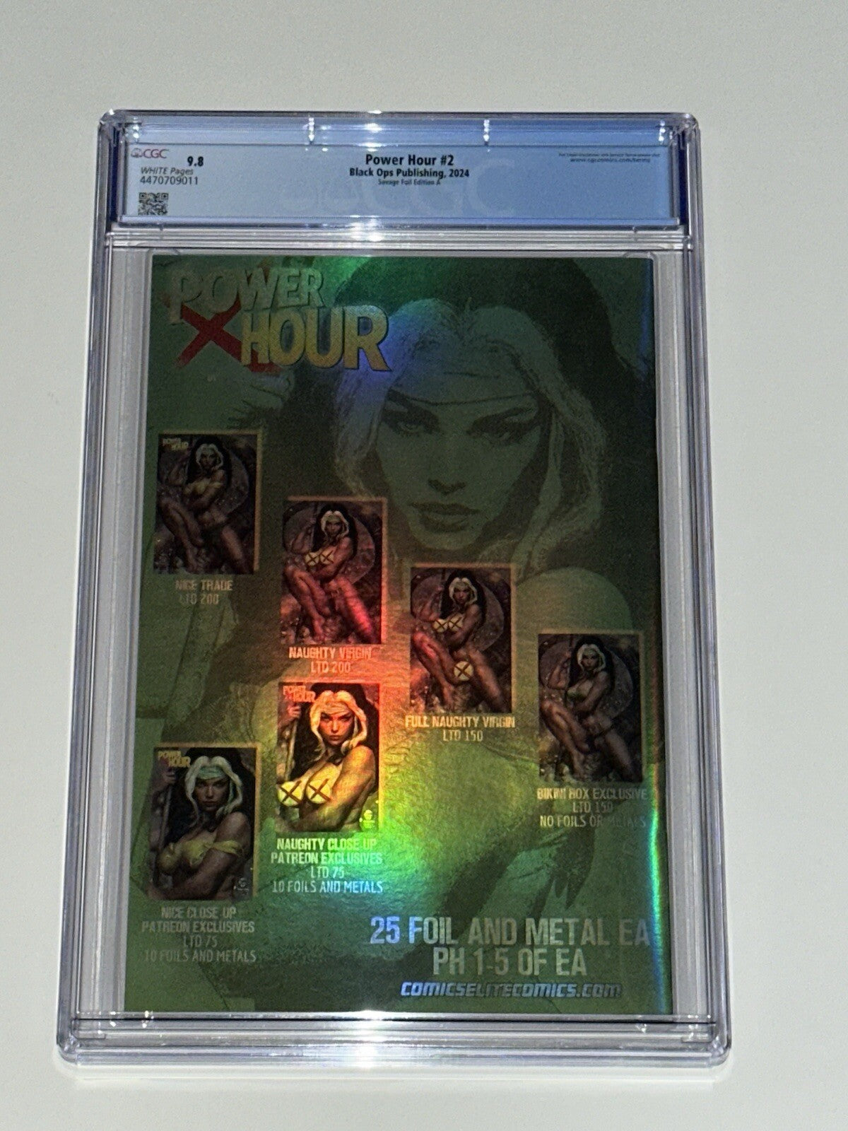 Power Hour #2 Jungle Girl Savage Rogue Shikarii FOIL A CGC 9.8 Rare 25/25