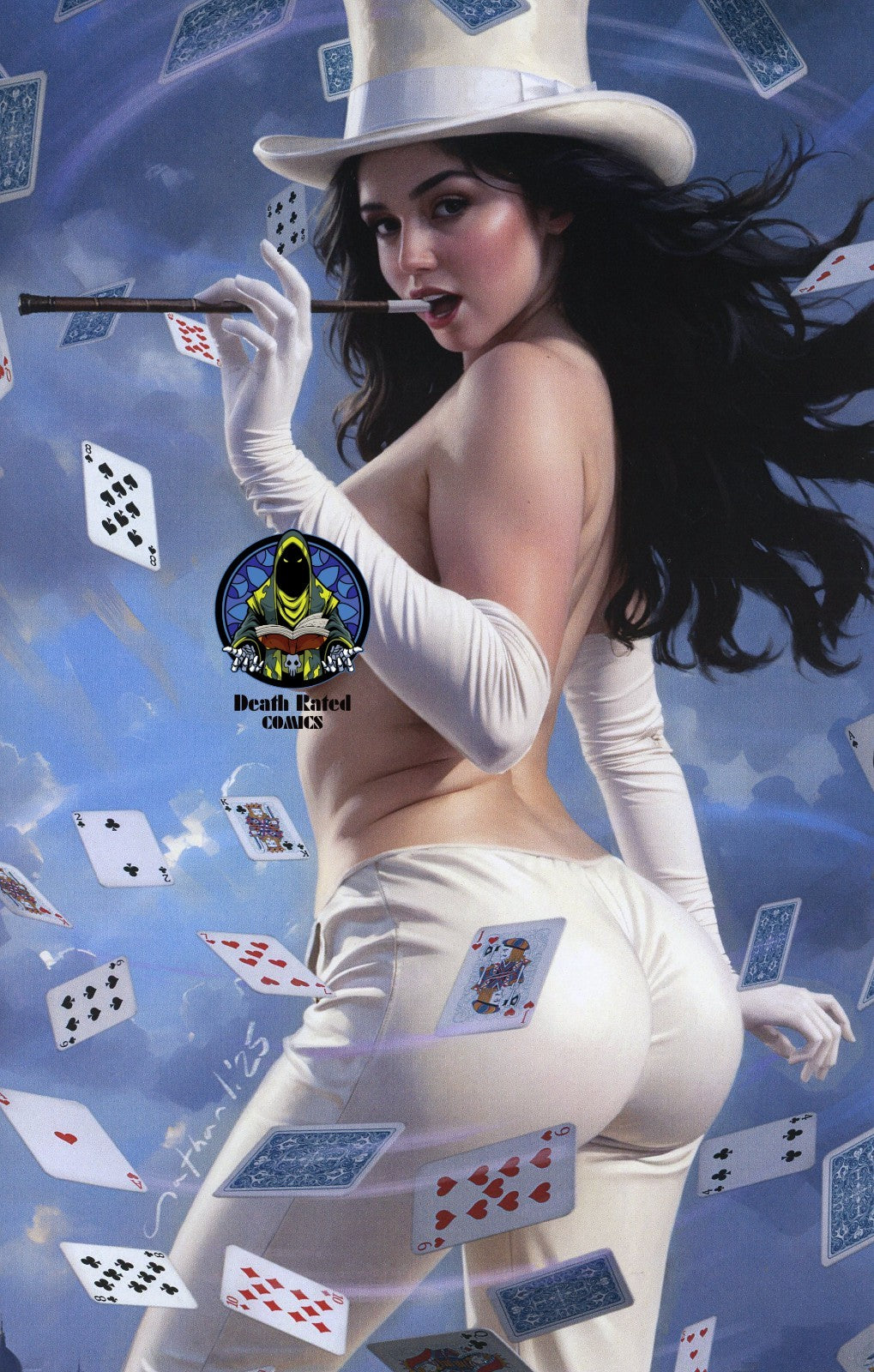 Duty Calls Girls 3 Spades Topless Virgin Variant By Nathan Lorenzana Ltd 60
