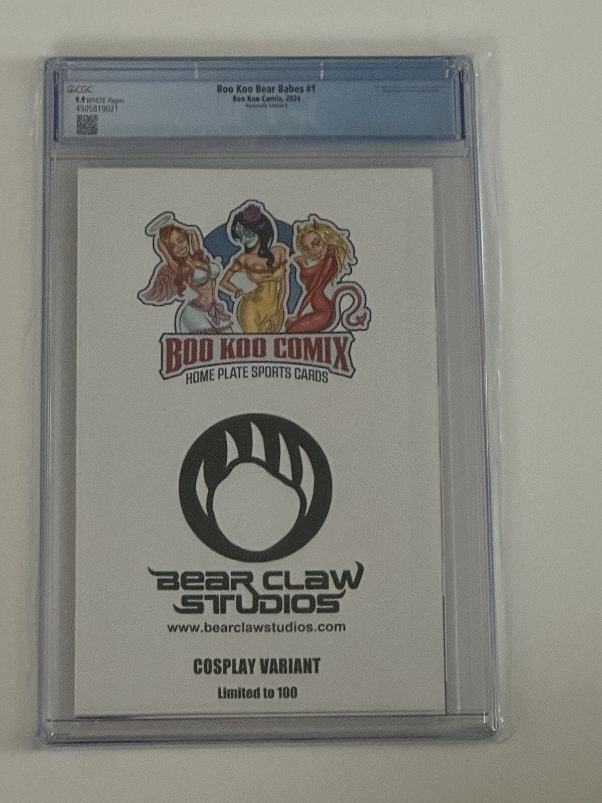 Boo Koo Bear Babes #1 Dragon Ball Z Chi-Chi Virgin Variant E Ltd 100 CGC 9.9