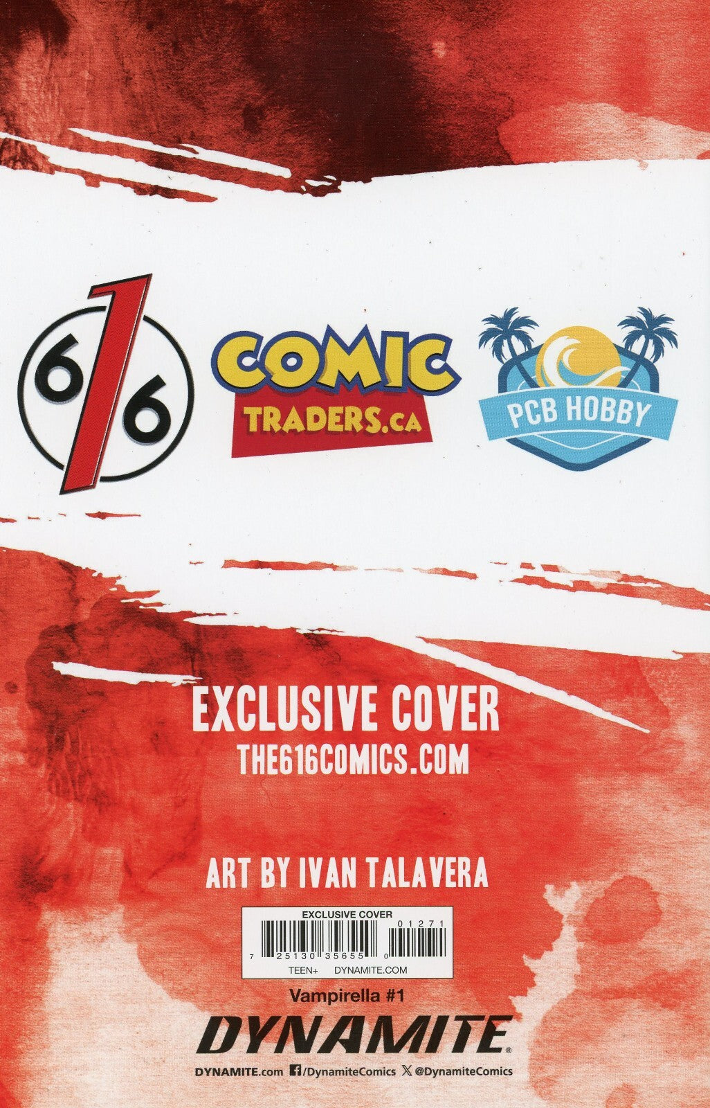 VAMPIRELLA #1 IVAN TALAVERA 616 COMICS Virgin Variant A LTD 500