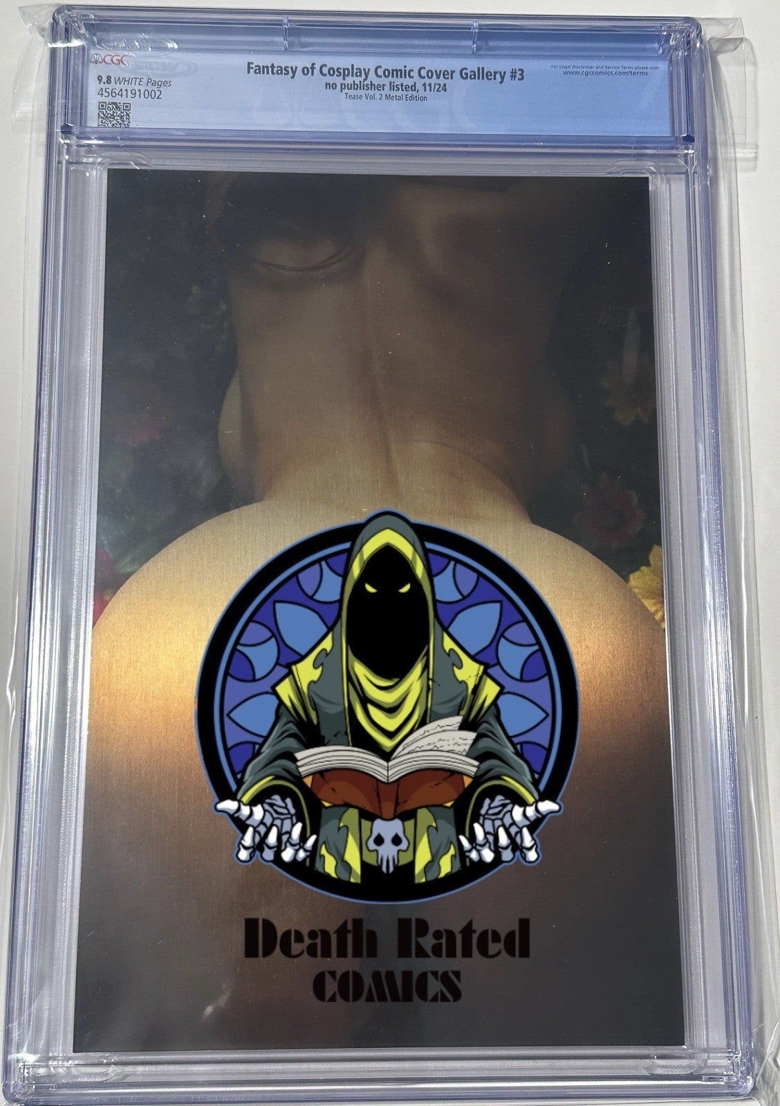 Fantasy of Cosplay Sofia TEASE VOL 2 Full Gold Metal Jacket 1/1 CGC 9.8