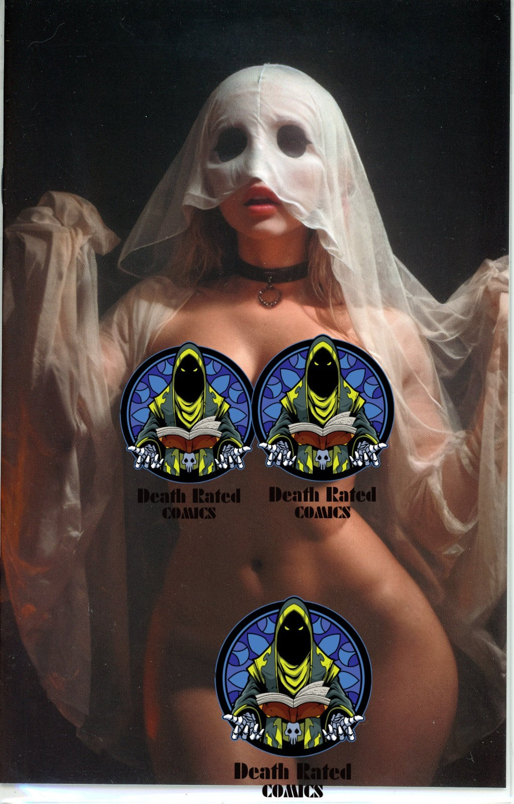 Fantasy of Cosplay Ghost Halloween Virgin Variant Cover Ltd 100 Sold Out