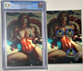 Fantasy of Cosplay Brave Cosplay Set of 2 Full Gold Metal Jacket 1/1 CGC 9.9